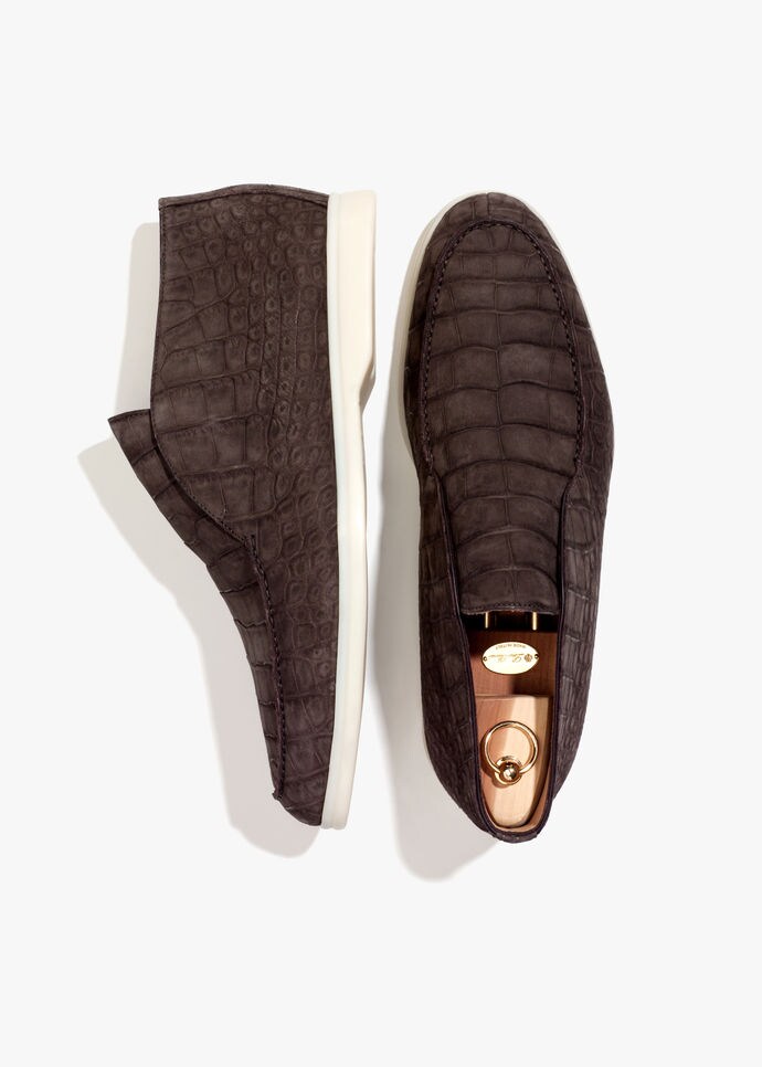 loro piana crocodile shoes