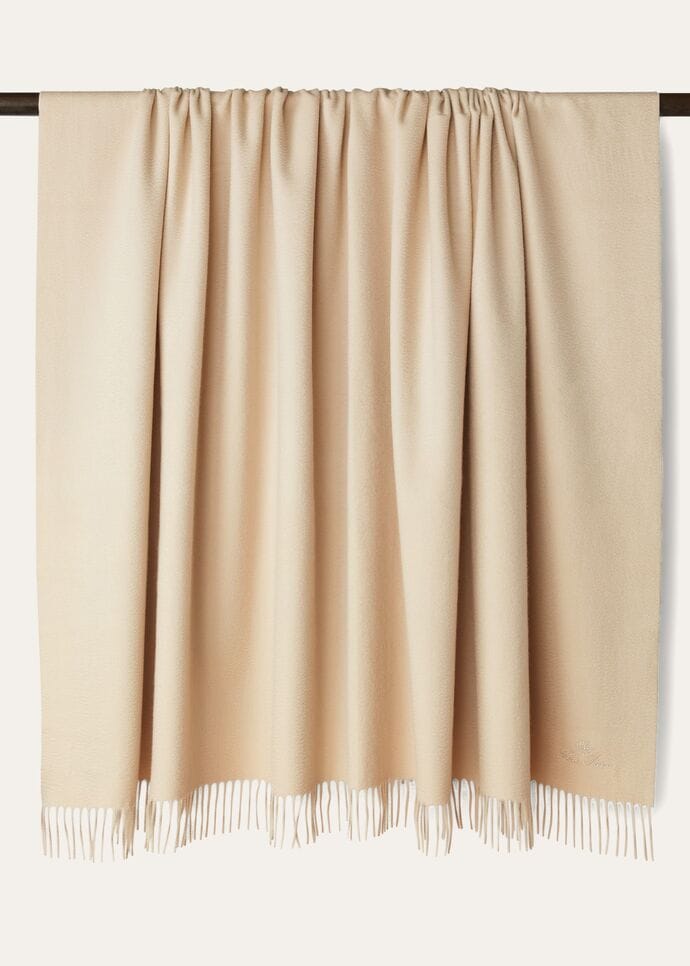 Unito Blanket in Cashmere Ivory | Loro Piana