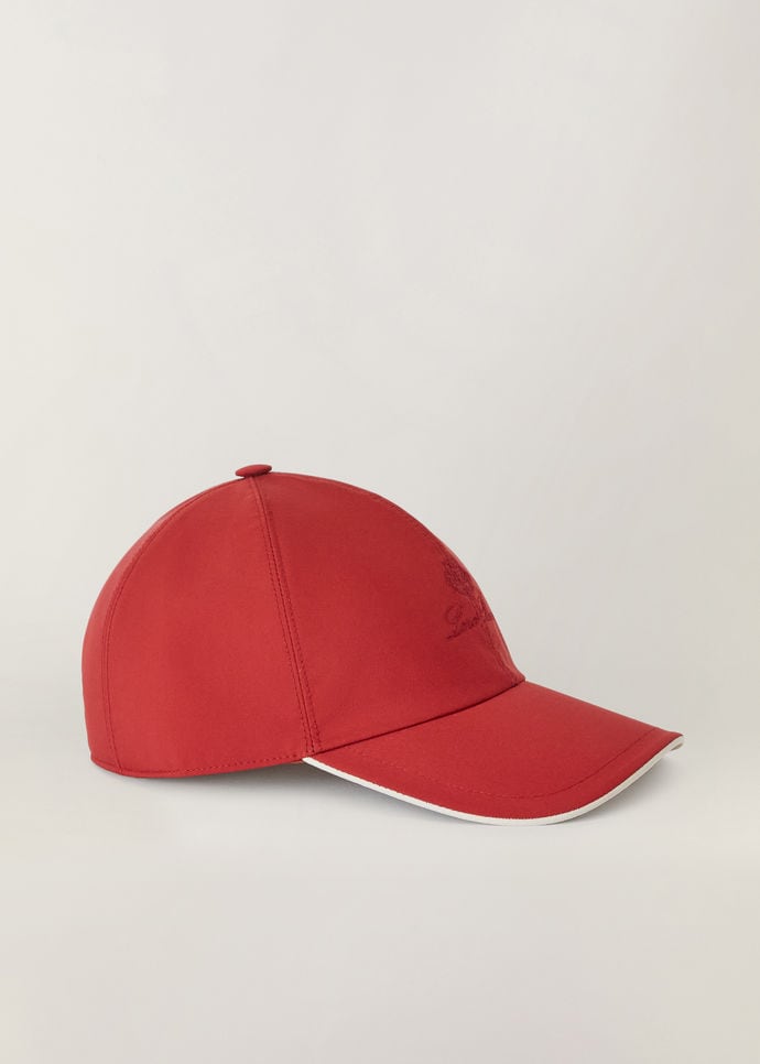 mens red baseball cap