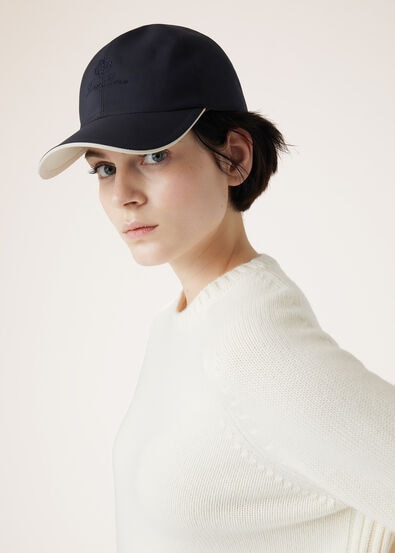 Loro Piana M ダークグリーン キャップ Baseball Cap Microfiber - Storm System® Dark Military Green