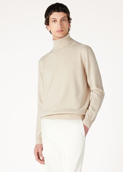 CLASSIC BABY CASH TURTLENECK SWEATER GG 12