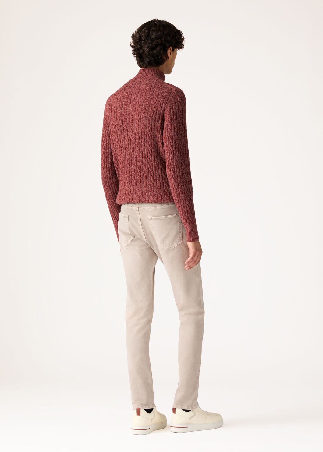 Treccia Jumper Baby Cashmere Prestige Orange/Weathering Treccia Jumper Baby Cashmere Prestige Orange/Weathering