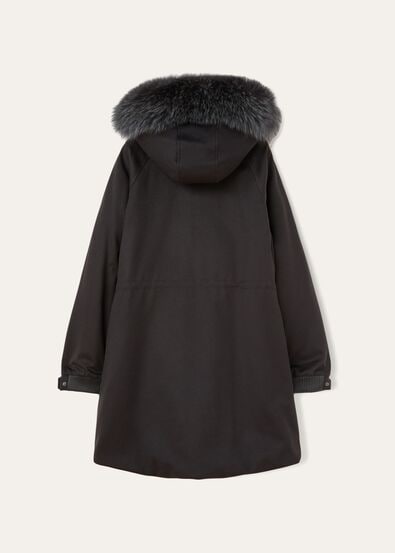 GIUB. LORO PIANA ICERY LONG CASH STORM CAPP.VOLPE