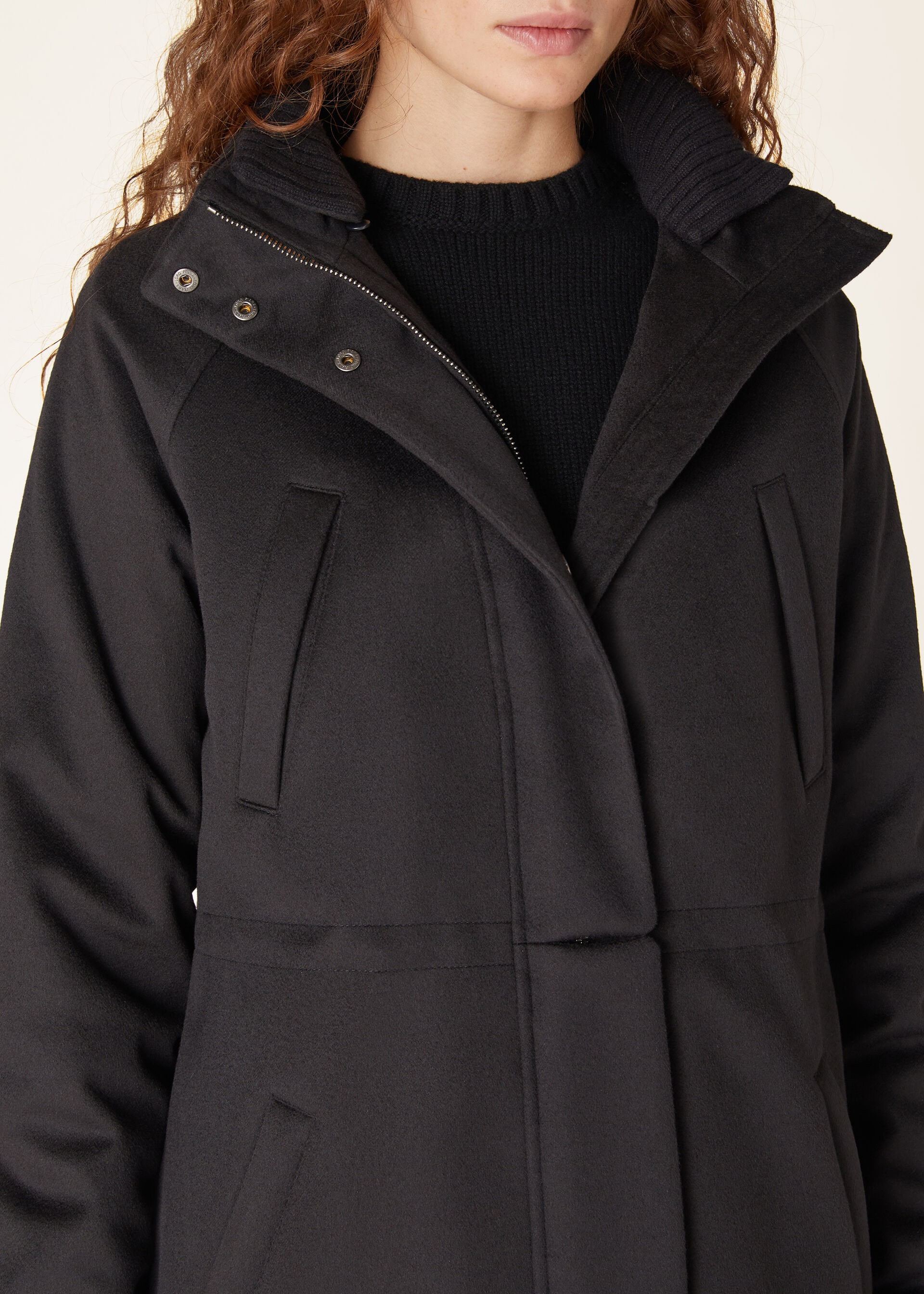 GIUB. LORO PIANA ICERY LONG CASH STORM CAPP.VOLPE