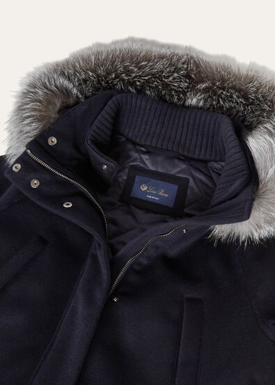 GIUB. LORO PIANA ICERY LONG CASH STORM CAPP.VOLPE