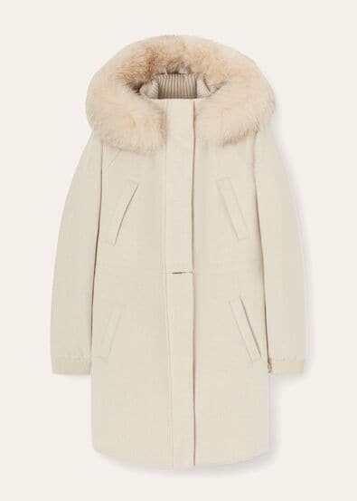 GIUB. LORO PIANA ICERY LONG CASH STORM CAPP.VOLPE