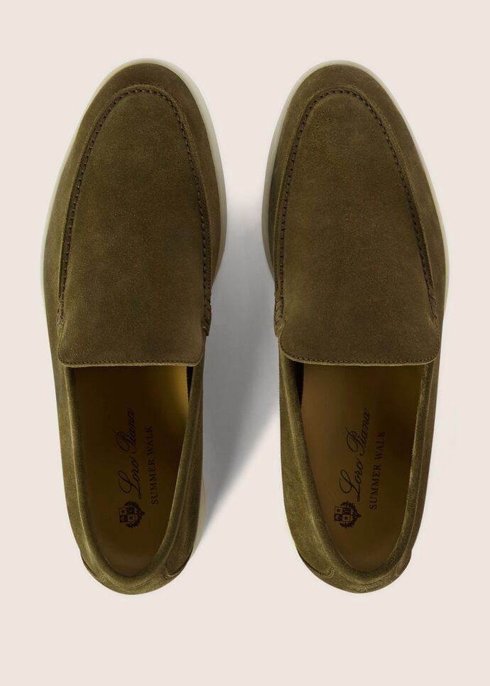 Loro Piana Summer Charms Walk Suede Loafers – MILNY PARLON