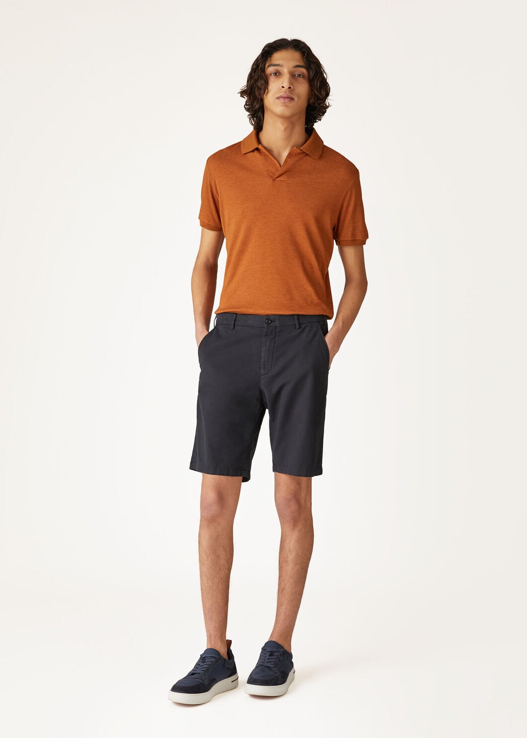 BERMUDA DECK SHORT SPORT COTTON COMFORT DYED      _FAE8348_W000_1