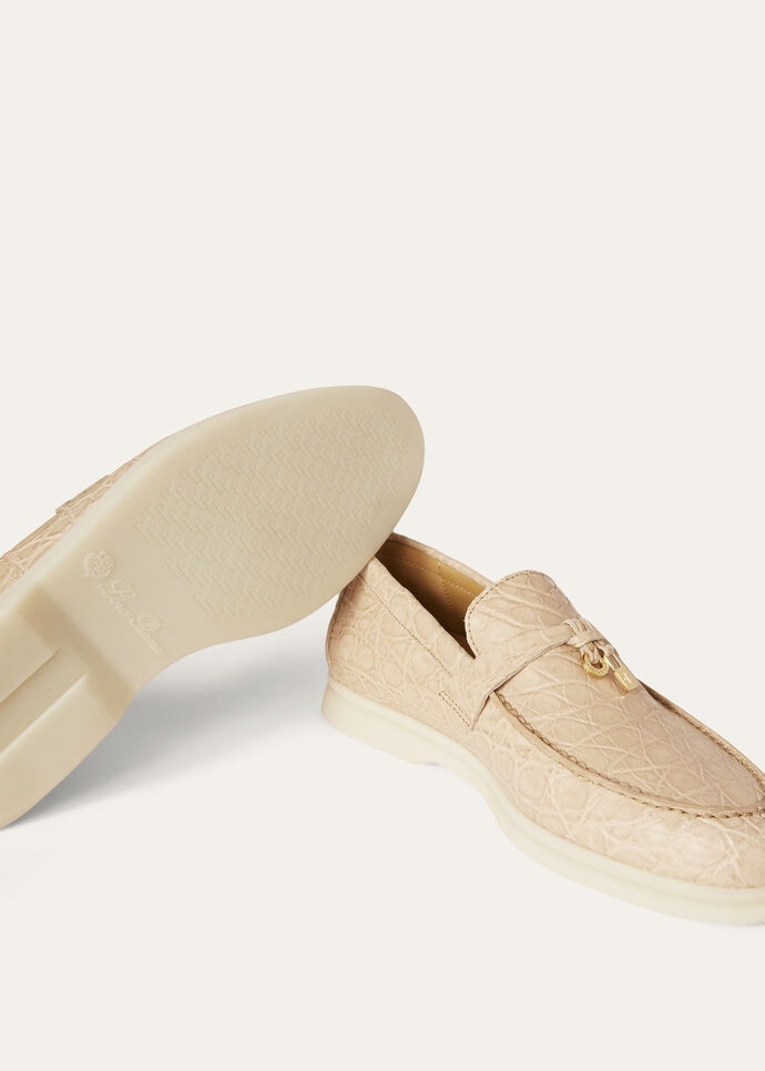 靴 Loro Piana Sumner Walk Loafers 35 Summer Walk Loafer Suede Nougat | Loro Piana GR