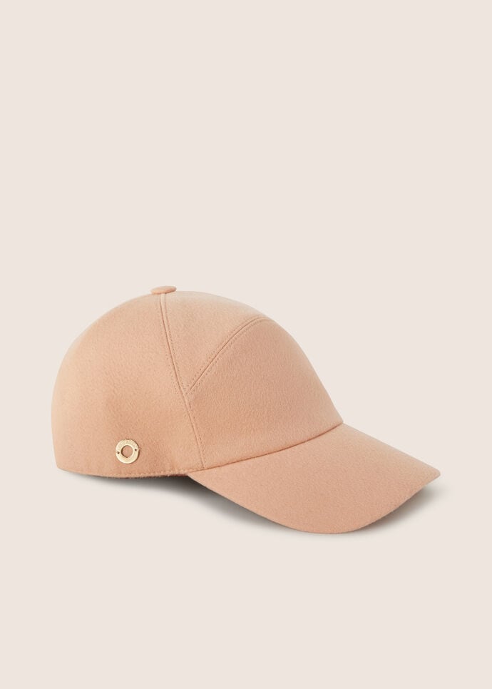 Loro Piana Logo suede baseball cap