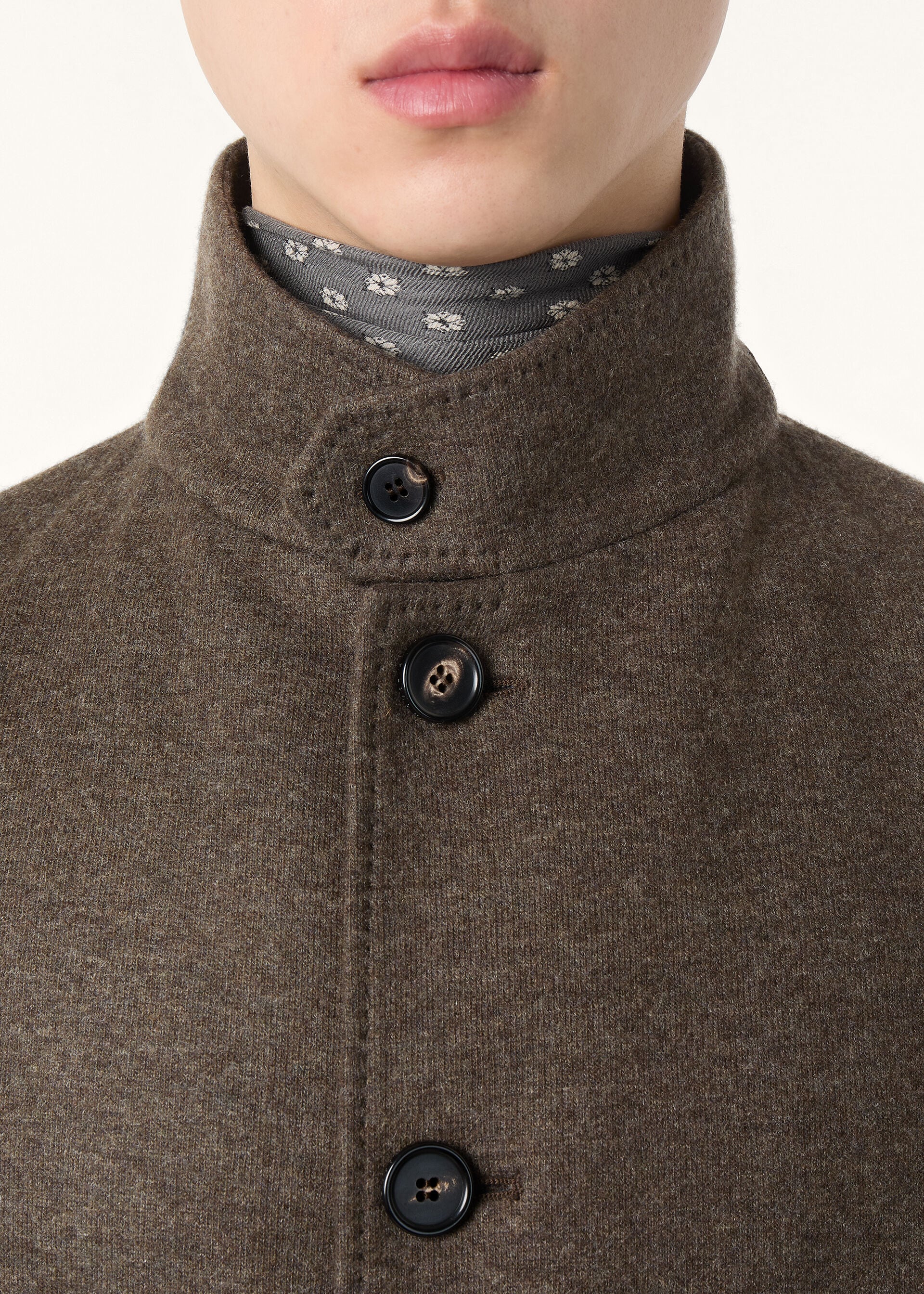 SWEATER COAT LIGHT CASH DOUBLE