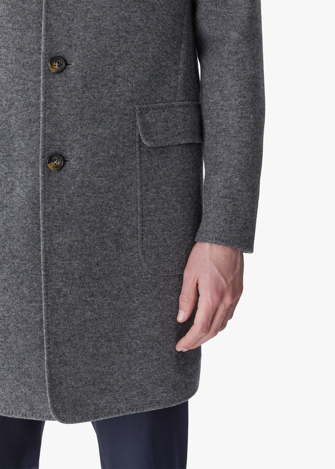 double breasted sweater coat