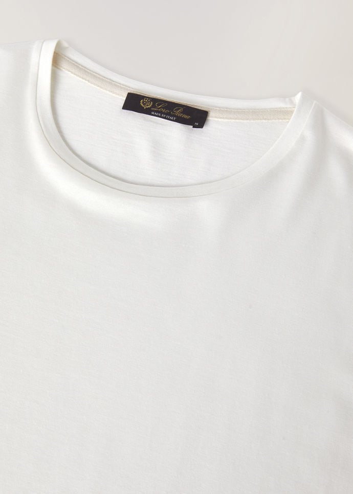 Soft T-Shirt in Cotton, Silk | Loro Piana