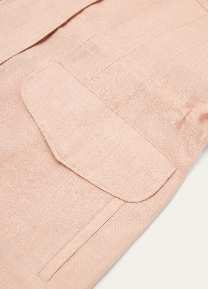 ロロピアーナ♡リネンジャケット　ベージュ系　L相当　麻100% レディス アウターウェア・ジャケット | Loro Piana