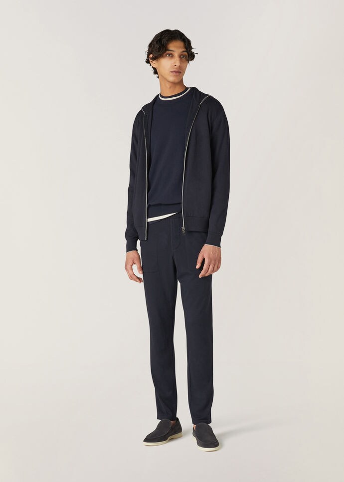 Hood Leasure Bomber-Cotton, Cashmere
