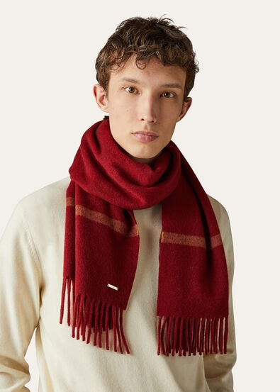 Sciarpa uomo lana wool elegante dis cashmere paisley sciarpe made in italy  - Avantgarde Accessori