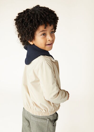 LORO PIANA BOMBER KID REV. WINDMATE STRETCH STORM
