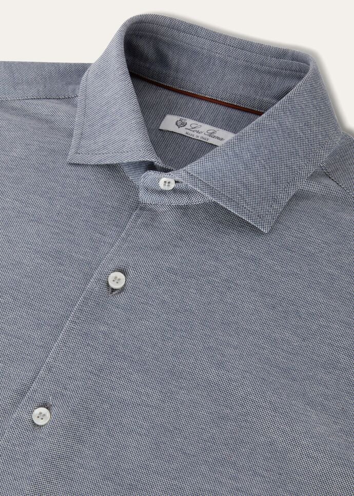ANDREW SHIRT LIGHT COTTON OXFORD_FAG3494_J0G8_3