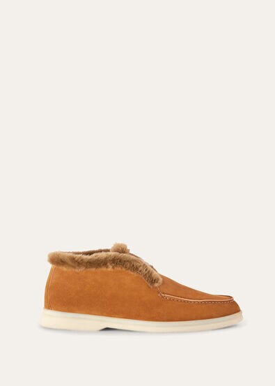 OPEN WALK SUEDE FUR