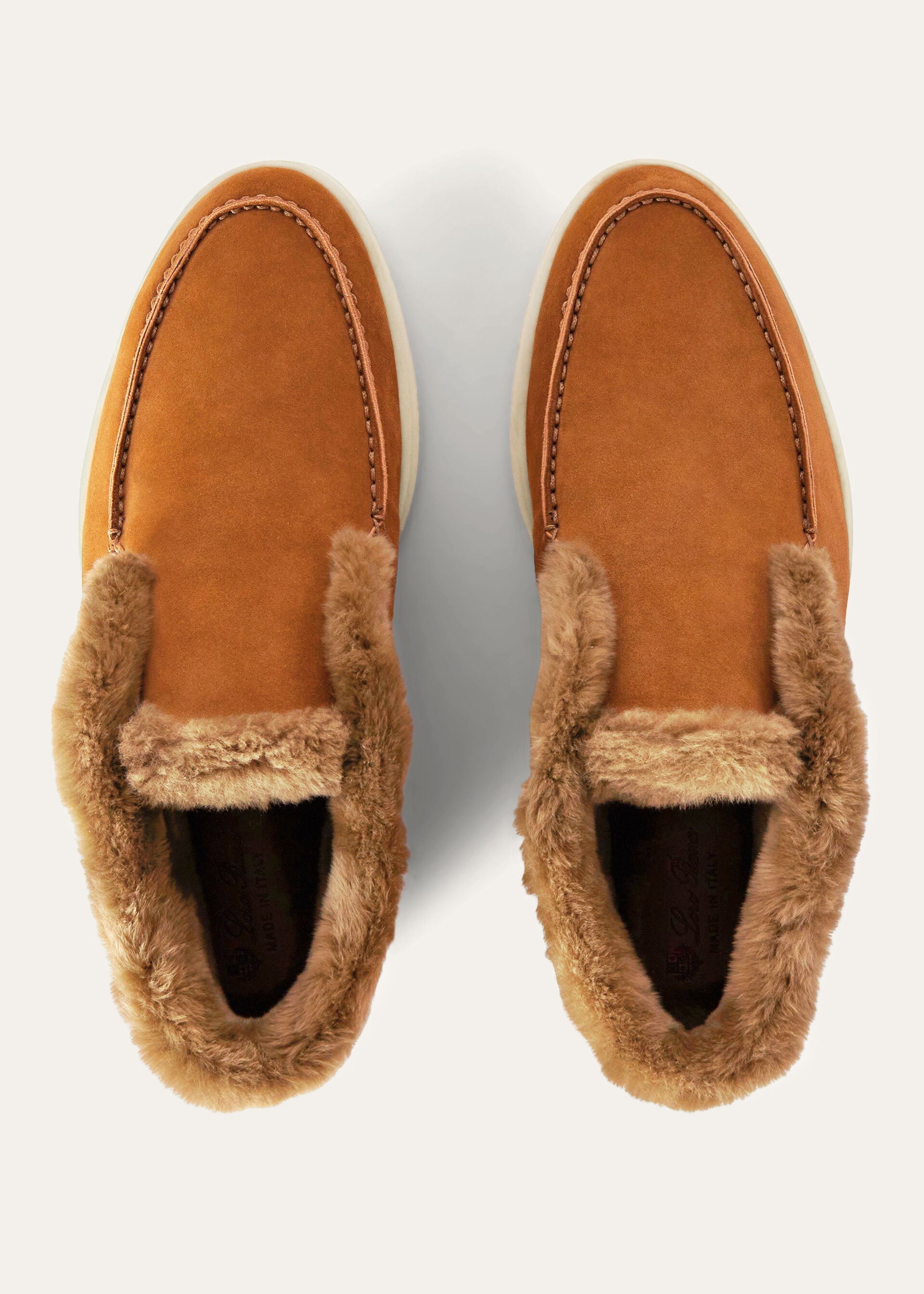 OPEN WALK SUEDE FUR