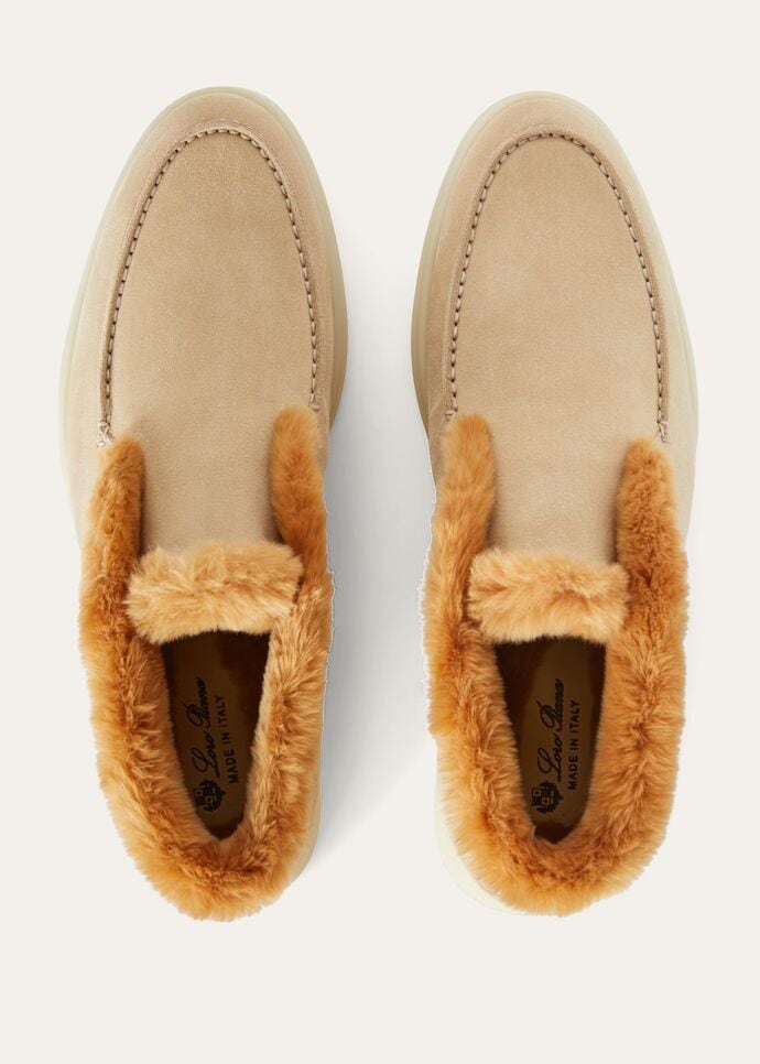 Open Walk Ankle Boot Suede Windy Dunes | Loro Piana US Open Walk Ankle Boot Suede Windy Dunes | Loro Piana US