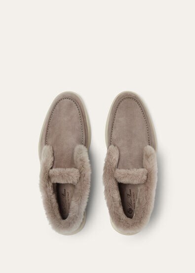 OPEN WALK SUEDE FUR