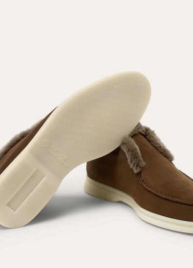 OPEN WALK SUEDE FUR