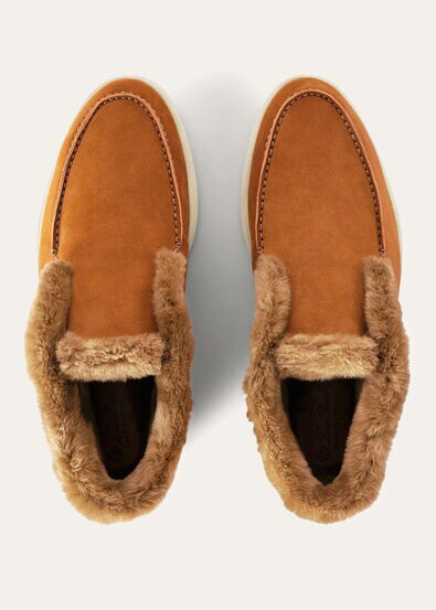OPEN WALK SUEDE FUR