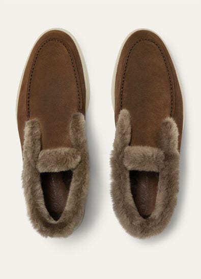 OPEN WALK SUEDE FUR