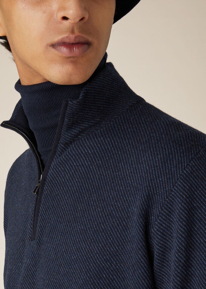 Roadster Mezzocollo Sweater-Cashmere