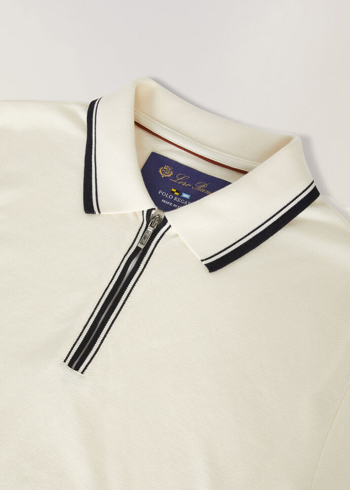 POLO ZIP MM REGATTA COMFORT PIQUE' COTTON_FAI0736_1599_7