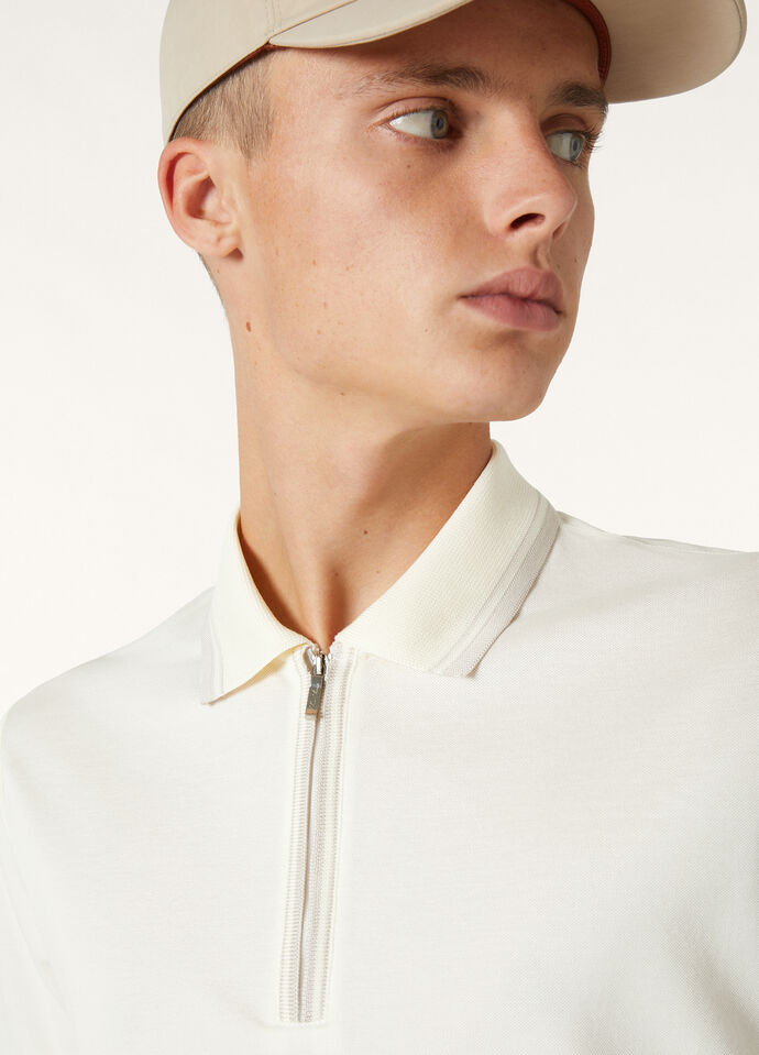 POLO ZIP MM REGATTA COMFORT PIQUE' COTTON_FAI0736_1000_2