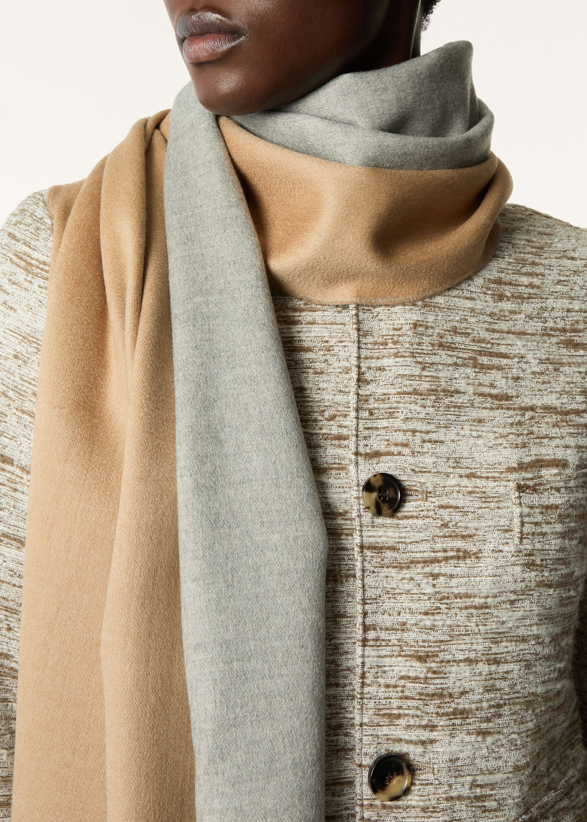 SCIARPA TWO -TONE BABY CASH