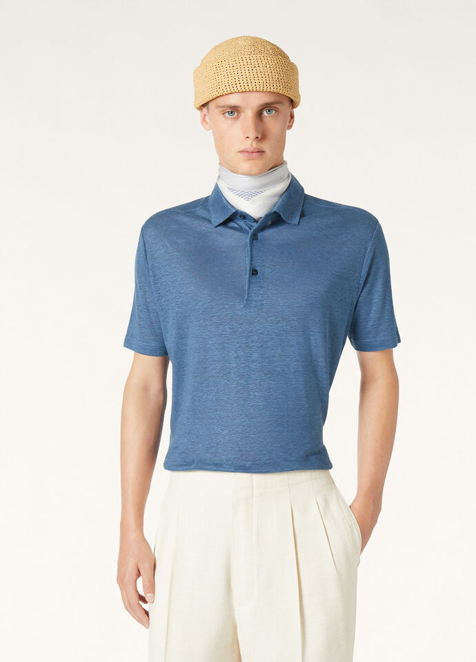 POLO SHIRT MM JERSEY DUBLON                       _FAI1314_705W_3