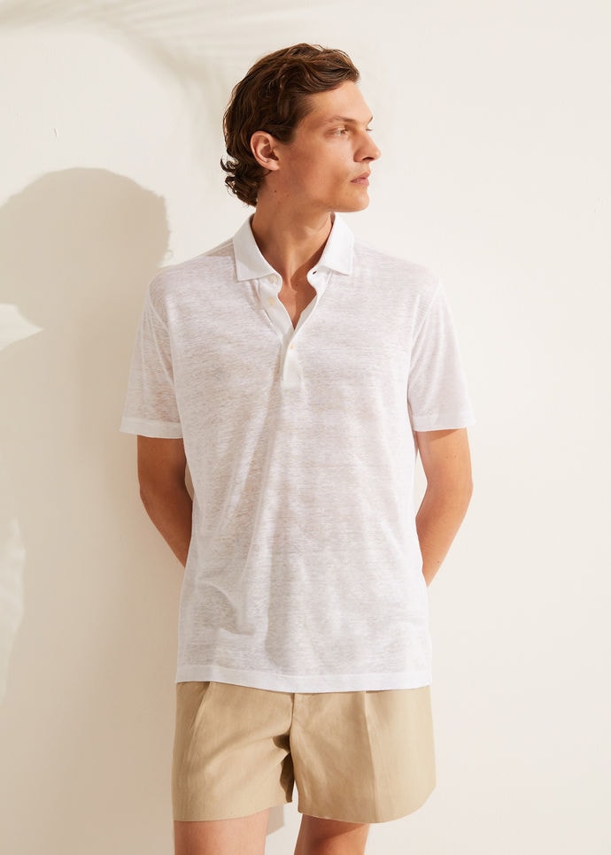 SON OF THE CHEESE / サノバチーズ】LINEN POLO-