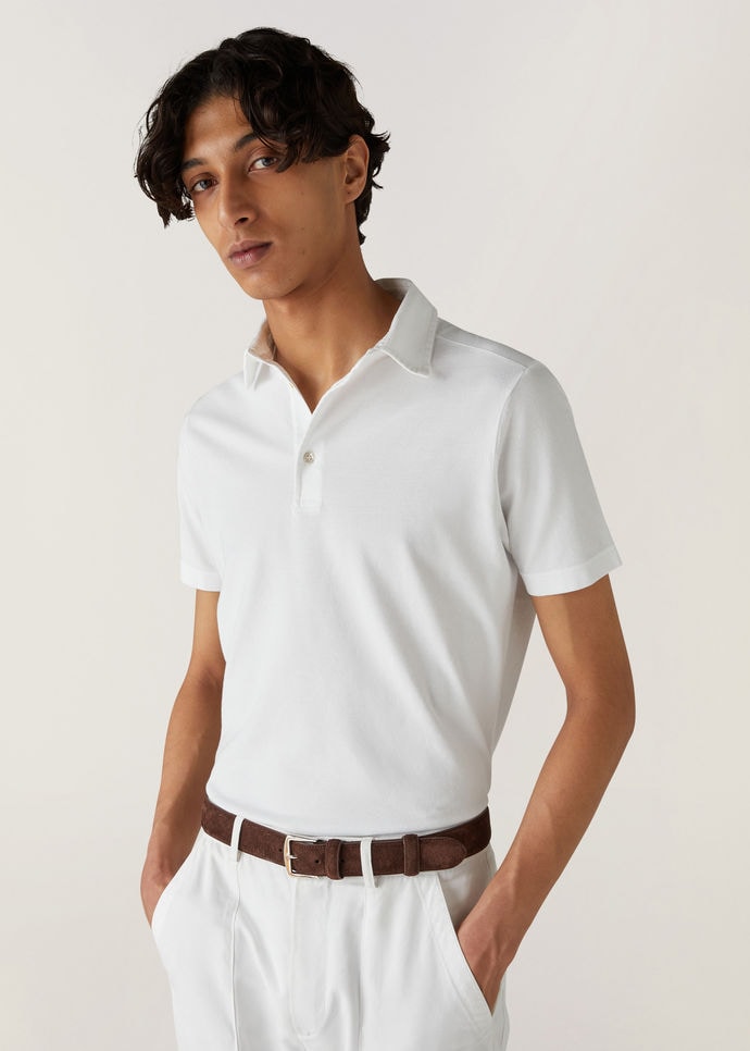 Mini Monogram Silk Blend Polo Shirt - Men - Ready-to-Wear