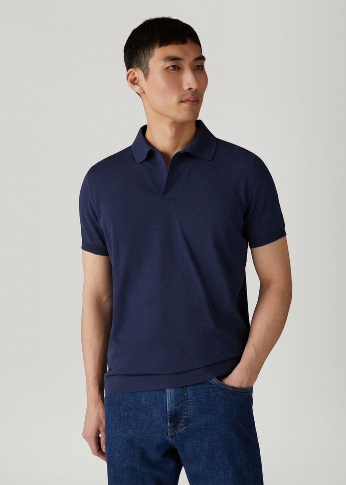 Mini Monogram Silk Blend Polo Shirt - Ready to Wear