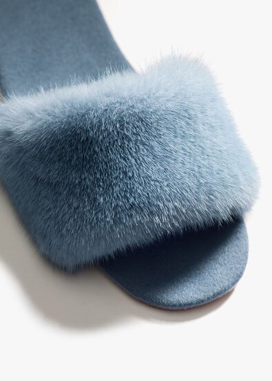 Open Mules And Mink Open Mules And Mink