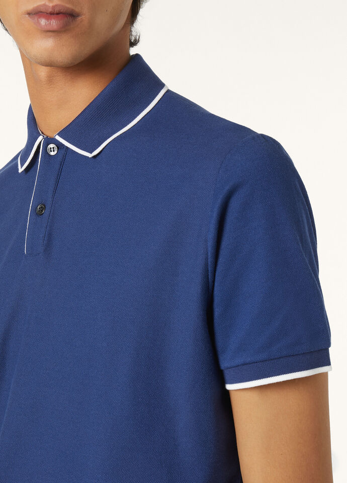 POLO MM BRENTWOOD JERSEY PIQUE' HONEYCOMB_FAI4903_W437_2