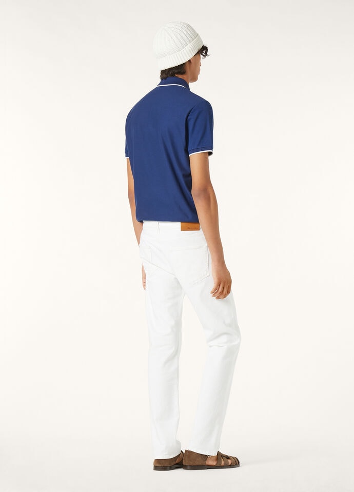 POLO MM BRENTWOOD JERSEY PIQUE' HONEYCOMB_FAI4903_W437_4