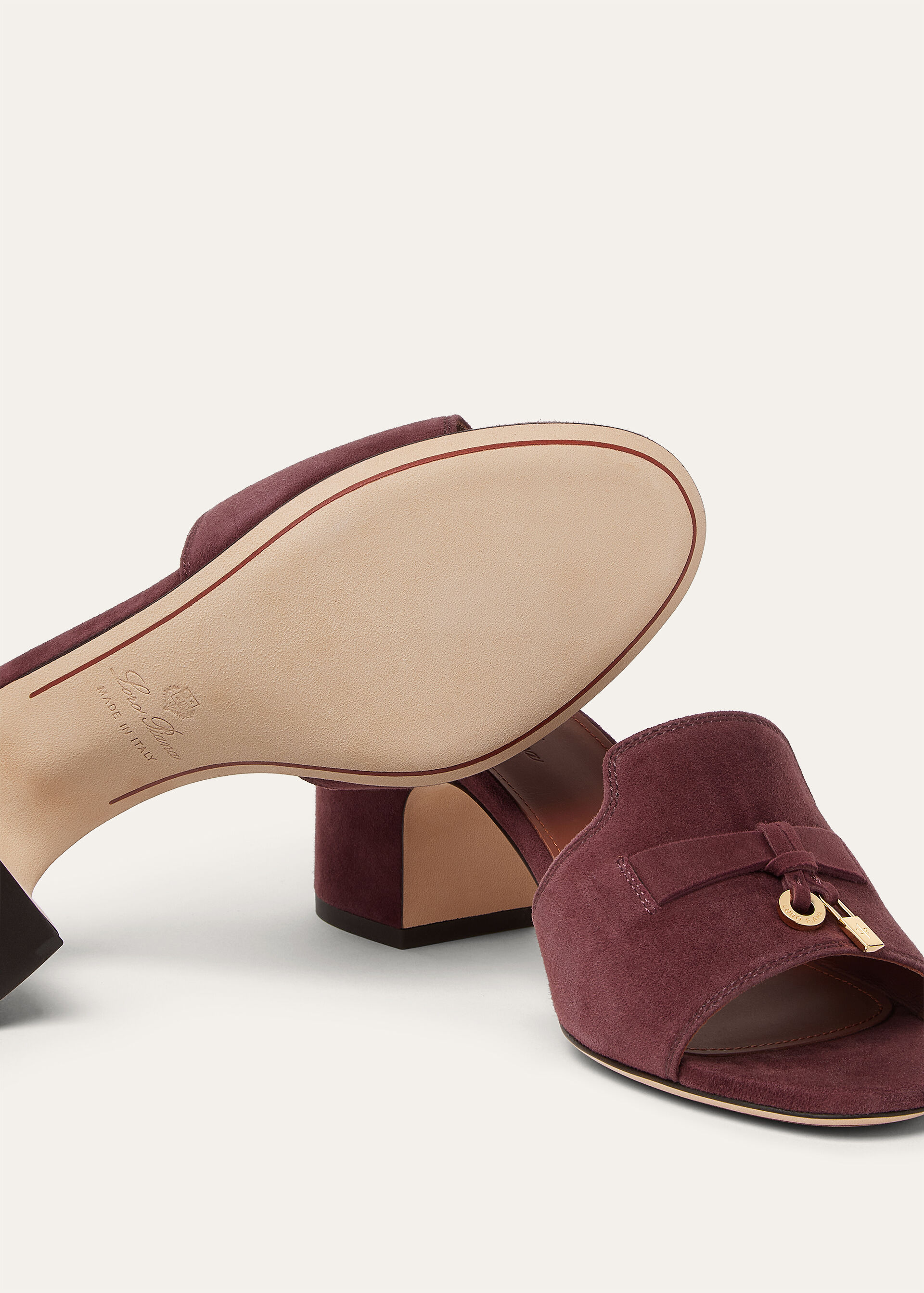 SUMMER CHARMS HEELED MULE T55 SUEDE