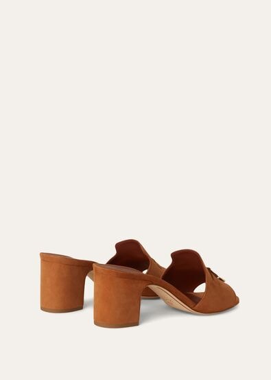 SUMMER CHARMS HEELED MULE T55 SUEDE