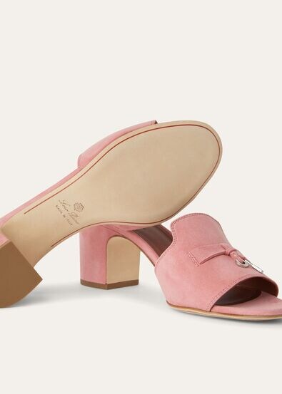 SUMMER CHARMS HEELED MULE T55 SUEDE