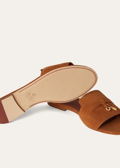 SUMMER CHARMS FLAT MULE SUEDE