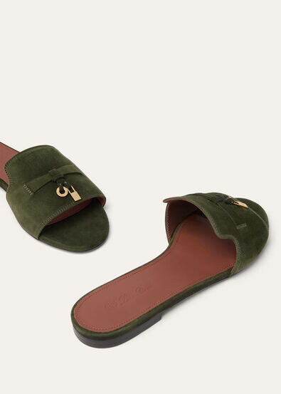 SUMMER CHARMS FLAT MULE SUEDE