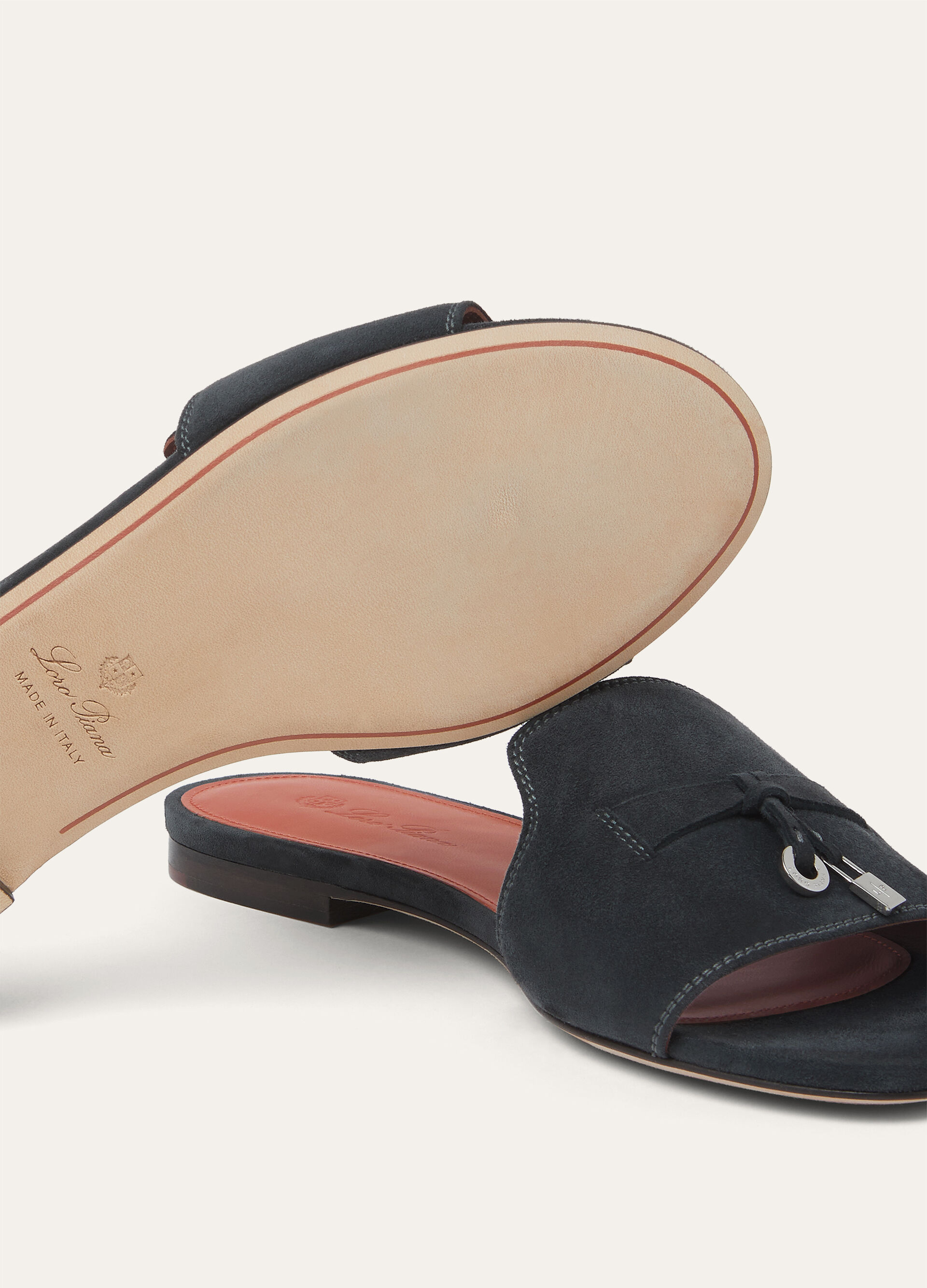 SUMMER CHARMS FLAT MULE SUEDE