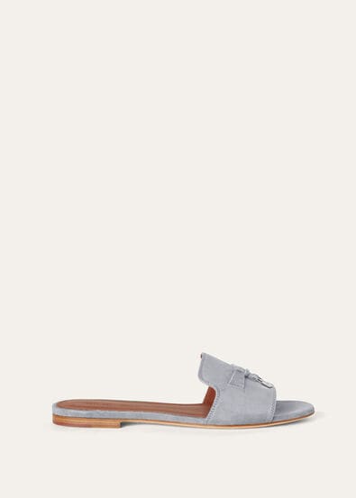 SUMMER CHARMS FLAT MULE SUEDE