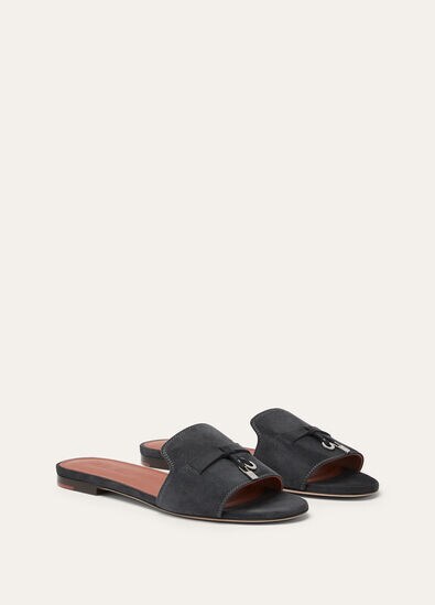 SUMMER CHARMS FLAT MULE SUEDE