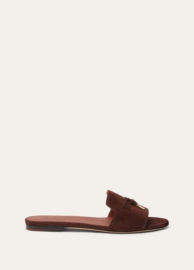 SUMMER CHARMS FLAT MULE SUEDE