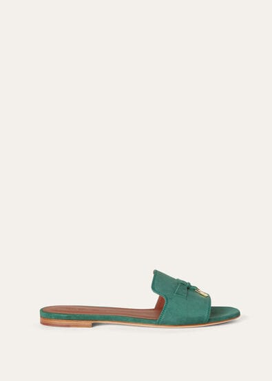 SUMMER CHARMS FLAT MULE SUEDE